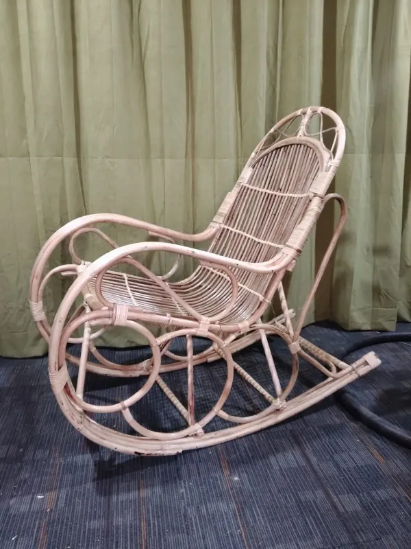 Traditional Cane Rocking Chair in natural finish - SLK Cane Furniture