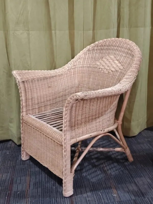 Woven Cane Bucket Armchair - SLK Cane Furniture